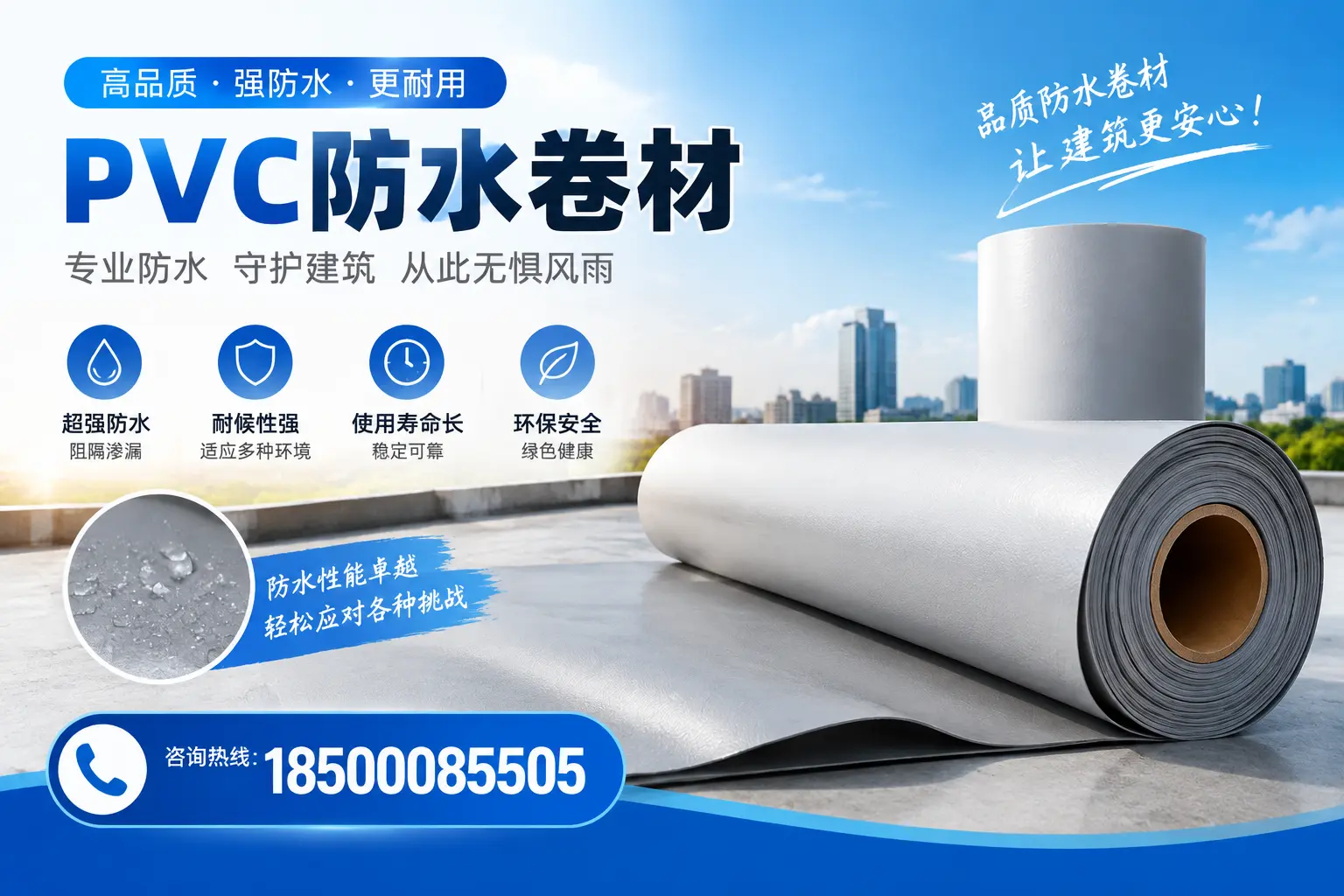 如何选择高质量的PVC防水卷材？琼中消费者必看指南